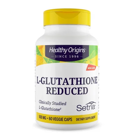 L-Глутатион (редуциран) – Детокс и клетъчна защита, 500 mg, 60 капсули