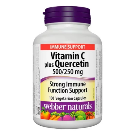 Vitamin C plus Quercetin - Витамин С 500 mg + кверцетин 250 mg, 100 капсули