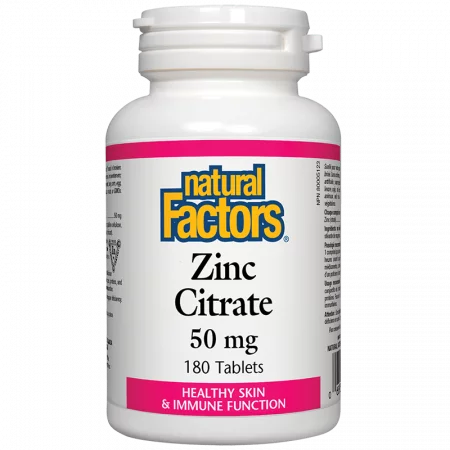 Zinc Citrate / Цинк (цитрат) 50 mg х 180 таблетки