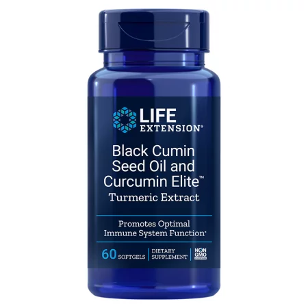 Black Cumin Seed Oil and Curcumin Elite™/ Черен кимион масло + Куркумин х 60 софтгел капсули