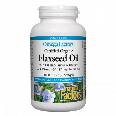 Flaxseed Oil/ Ленено масло 1000 mg х 180 софтгел капсули