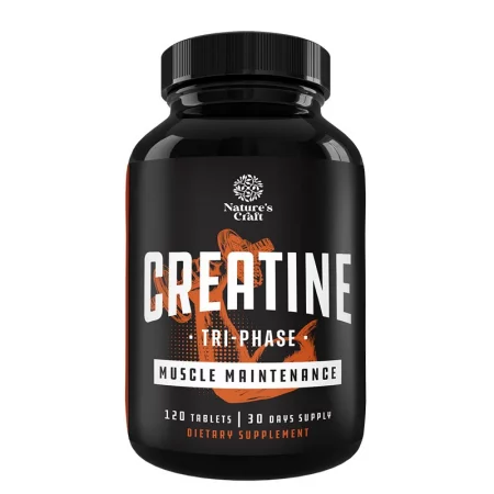 Креатин монохидрат 1125 mg + Креатин HCL 75 mg + Креатин пируват 37.5 mg – Сила и мускулна издръжливост, 120 таблетки