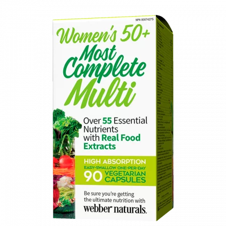 Мултивитамини за Жени 50+ - Women’s Most Complete Multi 50+, 90 V капсули