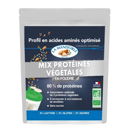 Растителен протеин от ориз и грах, БИО – 230 g, прах