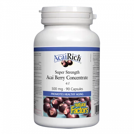 AcaiRich® Acai Berry Concentrate 4:1/ Акай 500 mg x 90 капсули