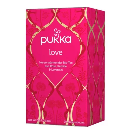 Билков Био чай Pukka love, 20 филтърни пакетчета