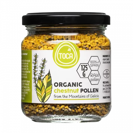 Organic Chestnut Pollen - Био пчелен прашец (от кестеново дърво), 125 g