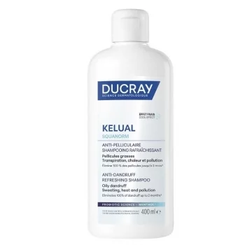 ДЮКРЕ КЕЛУАЛ СКВАНОРМ ОСВЕЖАВАЩ ШАМПОАН ПРОТИВ МАЗЕН ПЪРХОТ 400МЛ.