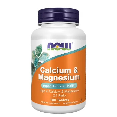 Калций 500 mg + Магнезий 250 mg – Здрави кости и подкрепа при мускулни крампи, 100 таблетки