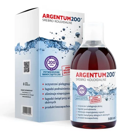 Колоидно сребро – Грижа за кожата, 200 ppm, 500 ml
