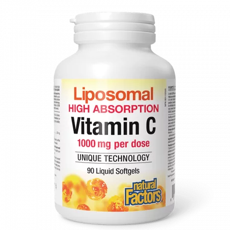 Liposomal High Absoprtion Vitamin C - Липозомен витамин С 500 mg, 90 софтгел капсули