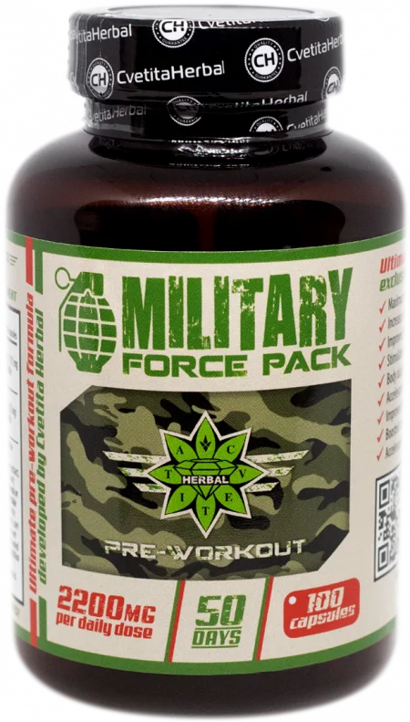 Military Force Pack - 100 капсули х 1100 mg