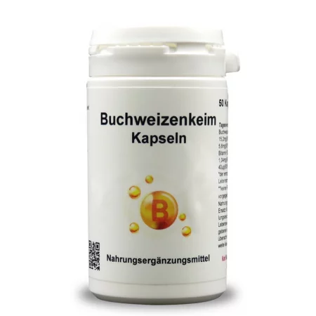 Buchweizenkeim - Зародиш от елда - В подкрепа на нервната система, 50 капсули