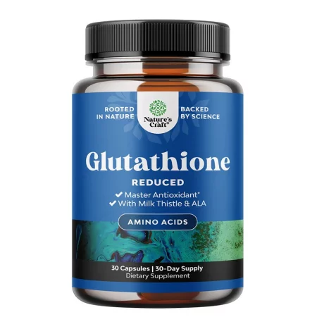 Глутатион 500 mg + Бял трън 100 mg + Алфа-липоева киселина 50 mg – Детокс и защита на черния дроб, 30 капсули