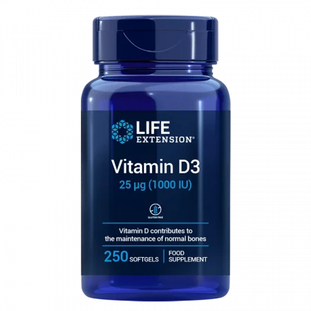 Имунитет - Витамин D3, 25 µg/ 1000 IU х 250 софтгел капсули