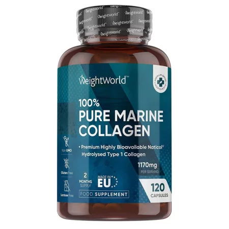 Млада кожа, здрави стави - Морски колаген (тип I) 1170 mg, 120 капсули - Marine Collagen