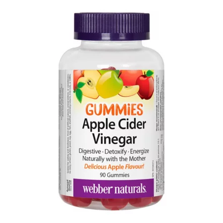 Apple Cider Vinegar Gummies - Ябълков оцет гъмис - Антиоксидантна защита и бърз метаболизъм, 90 желирани таблетки