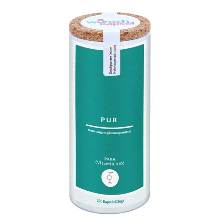 PABA (Витамин B10) – Подкрепа за кожата и косата, 500 mg, 290 капсули