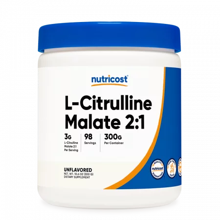 Мускулна маса - Л-Цитрулин (малат)  L-Citrulline, 300 g