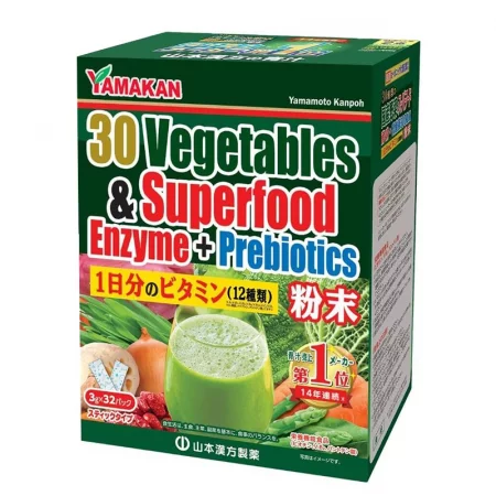 30 японски зеленчука + суперхрани и витамини – Детокс и енергия, 32 сашета – Детокс и енергия от природата, 32 сашета