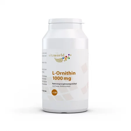 L-Ornithin / Л-Орнитин 1000 mg, 120 таблетки