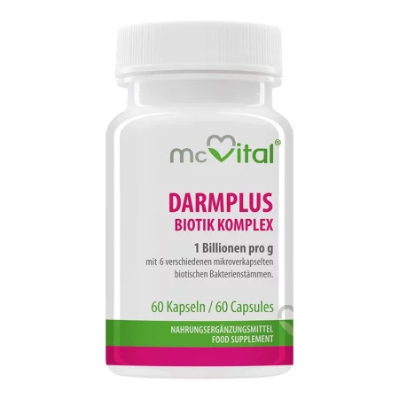 McVital® DarmPlus ProBiotik Komplex - 1 трилион пробиотични бактерии, 60 капсули