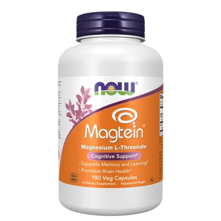 Магнезий L-треонат (Magtein®) – Памет и концентрация, 48 mg, 180 веган капсули