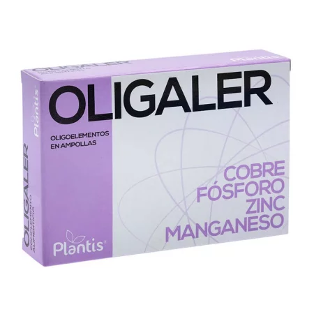 Мед, фосфор, цинк, манган – при алергии Oligaler Oligoelementos Plantis® - 20 ампули за пиене