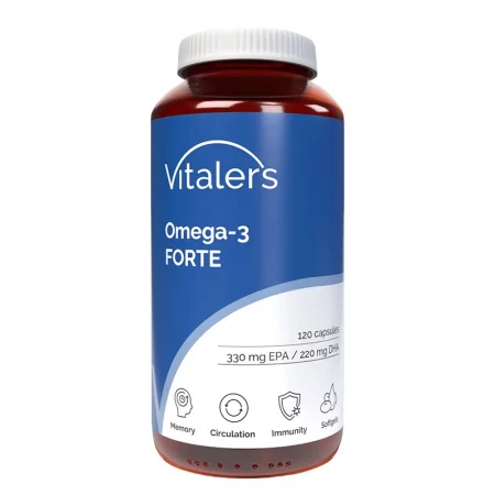 Омега 3 Форте 1000 mg (EPA 330 mg / DHA 220 mg) + витамин Е – Здраво сърце, остър ум и добро зрение, 120 капсули