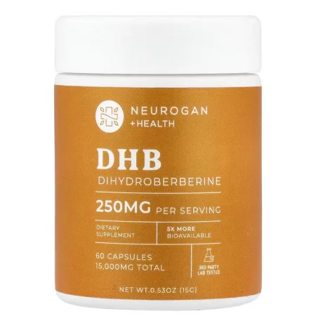 Дихидроберберин (DHB) – Редуцирана форма на берберин, 250 mg, 60 капсули