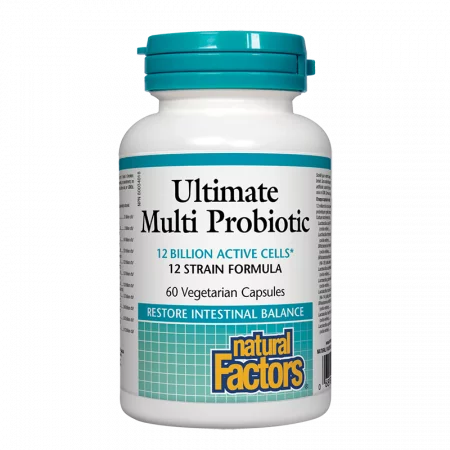 Ultimate Multi Probiotic/ Мулти пробиотик 12 щама, 12 млрд. активни пробиотици х 60 капсули