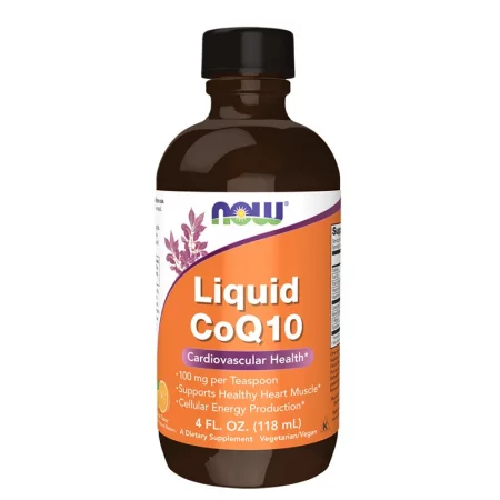 Коензим Q10 100 mg + Витамин B6 7 mg + Витамин B12 100 µg – Сърдечна енергия и издръжливост, 118 ml, 24 дози