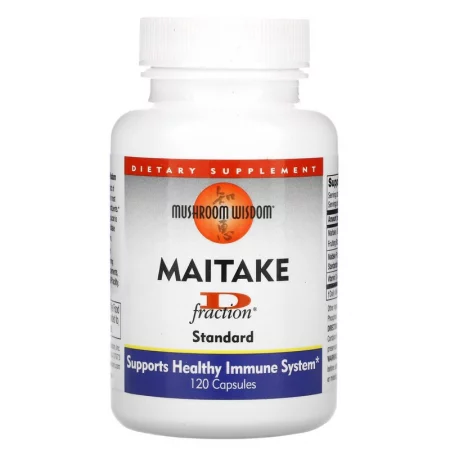 Maitake D-fraction® Standard / Майтаке D-фракция стандарт, 120 капсули