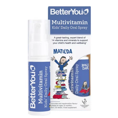 Мултивитамини за деца – За нормален растеж, енергия и имунна защита, 25 ml, орален спрей, 128  дози
