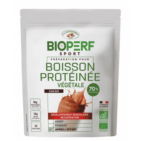 Растителен протеинов шейк с какао, БИО – 250 g, 10 дози, прах