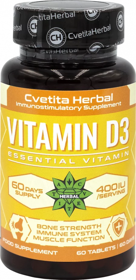 Vitamin D3 - Витамин D3 - 60 таблетки