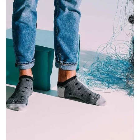 Kъси мъжки чорапи от рециклирани рибарски мрежи  - Healthy Seas Socks