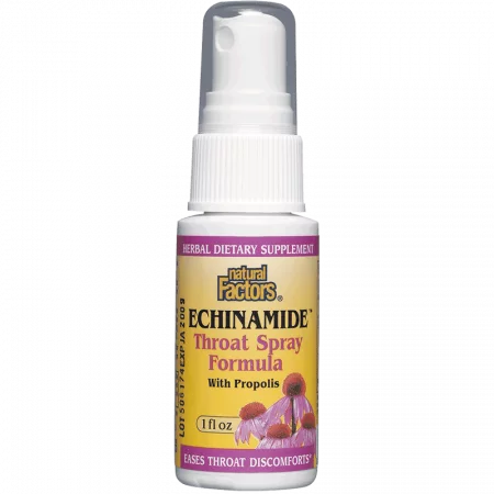 Echinamide® Throat Spray Formula/ Спрей за гърло с ехинацея и прополис x 30 ml/ 50 дози