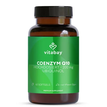Енергия и здраво сърце - Коензим Q10  (убиквинол), 200 mg х 60 софтгел капсули