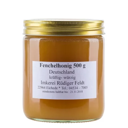 Fenchelblütenhonig - Мед от цвят на див копър, 500 g