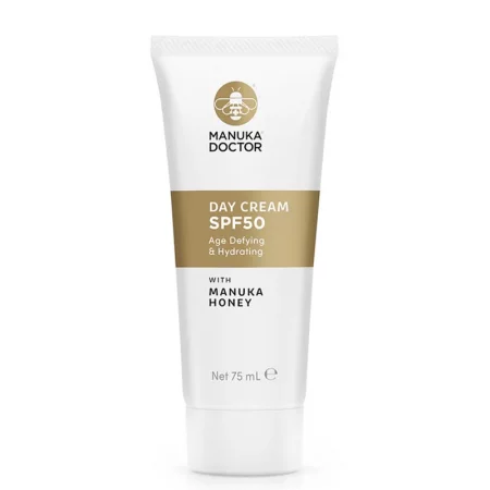 Слънцезащитен крем за лице SPF 50 с мед от Манука, 75 ml