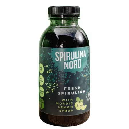 Свежа спирулина & скандинавски лимон - Spirulina Nord, Сироп 330 ml, 14 дози