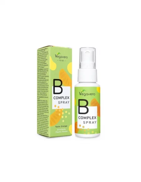 B Complex / Витамин В комплекс / Орален спрей, 25 ml, 100% Vegan