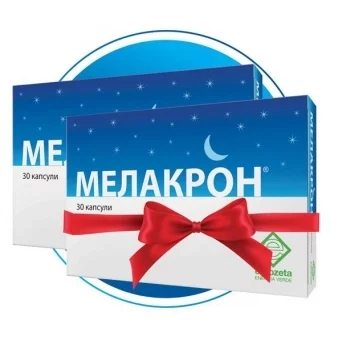 МЕЛАКРОН капсули х 30 1+1 на 50% от цената  ЕРБОЗЕТА