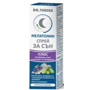 НАТУРПРОДУКТ МЕЛАТОНИН ПЛЮС Спрей за сън 20 мл. DR. THEISS