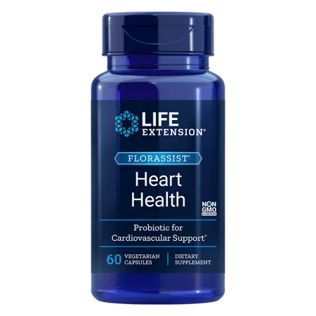 Florassist® Heart Health Probiotic/ Пробиотик в подкрепа на сърцето х 60 капсули