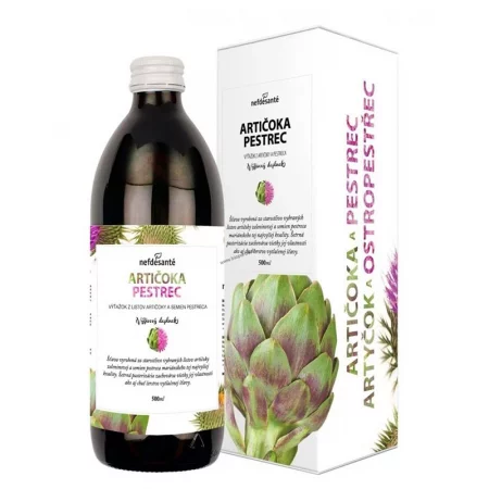 Черен дроб и жлъчка - Сок от Артишок и Бял трън, 500 ml