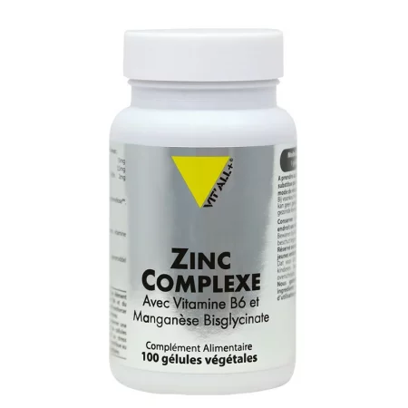 Имунитет - Цинк комплекс (цинк+ манган и витамин В6), 100 капсули