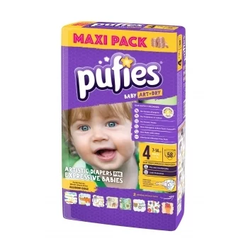 ПЕЛЕНИ ПУФИС АРТ МАКСИ N4 Х 58 БР.