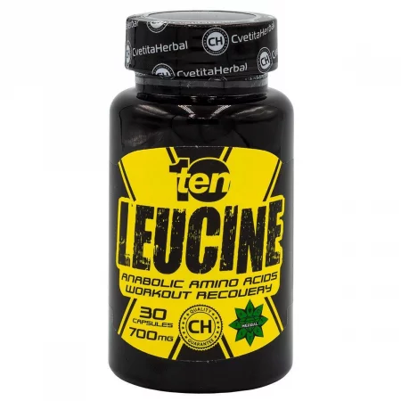 10/ten Leucine - Левцин - 30 капсули x 700mg